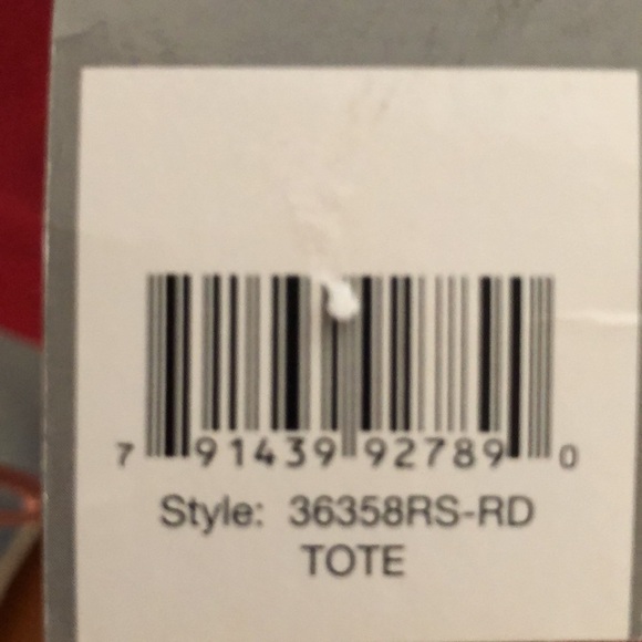 New Super cuteTote Computer Bag, Handbag, Red waterproof fabric with Handles zip - Picture 13 of 13